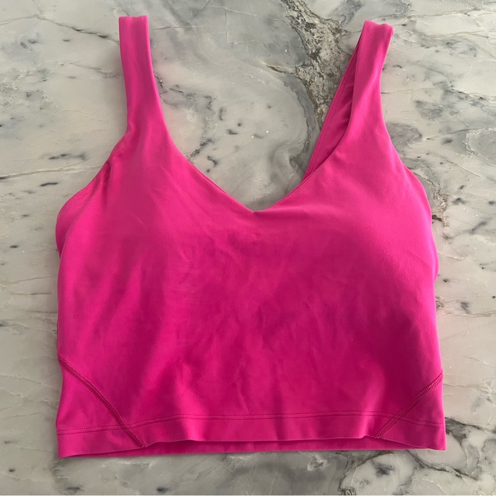 Lulu Lemon Sonic Pink Align Tank